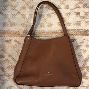 *** Kate Spade *** Brown Leather Shoulder Bag